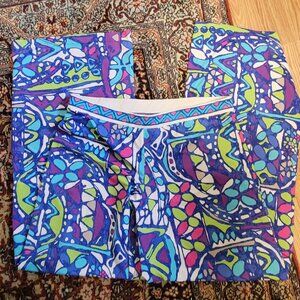 Trina Turk Summer Wide Leg Colorful Pants Size Medium